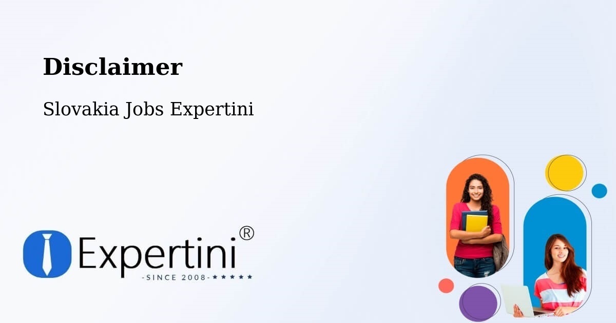 Disclaimer – Šaľa - Slovakia Jobs Expertini